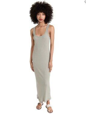 JAMES PERSE Square rib neck tank dress 3 (LG)